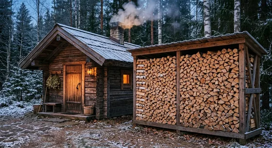 Укладка дров в Махачкале, переулок Лагерный, 16